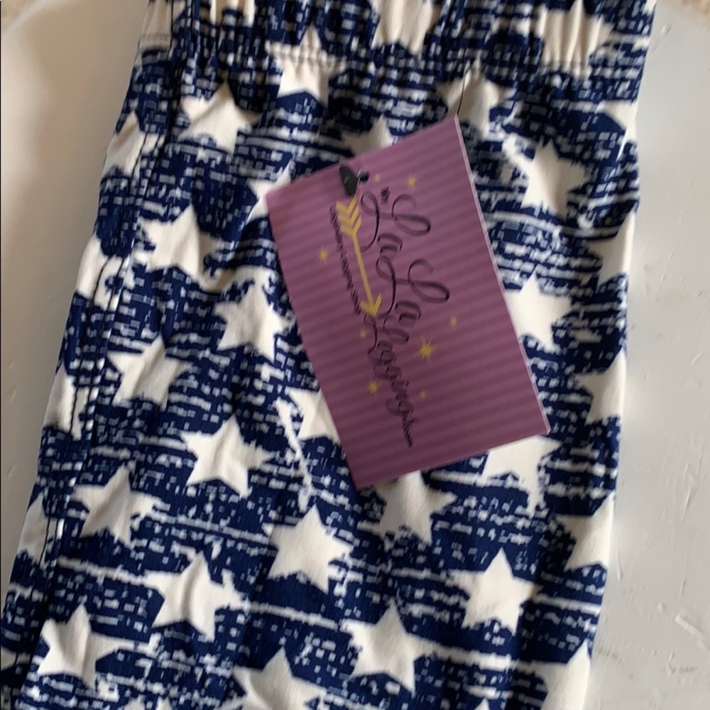 Kids Leggings blue /white stars